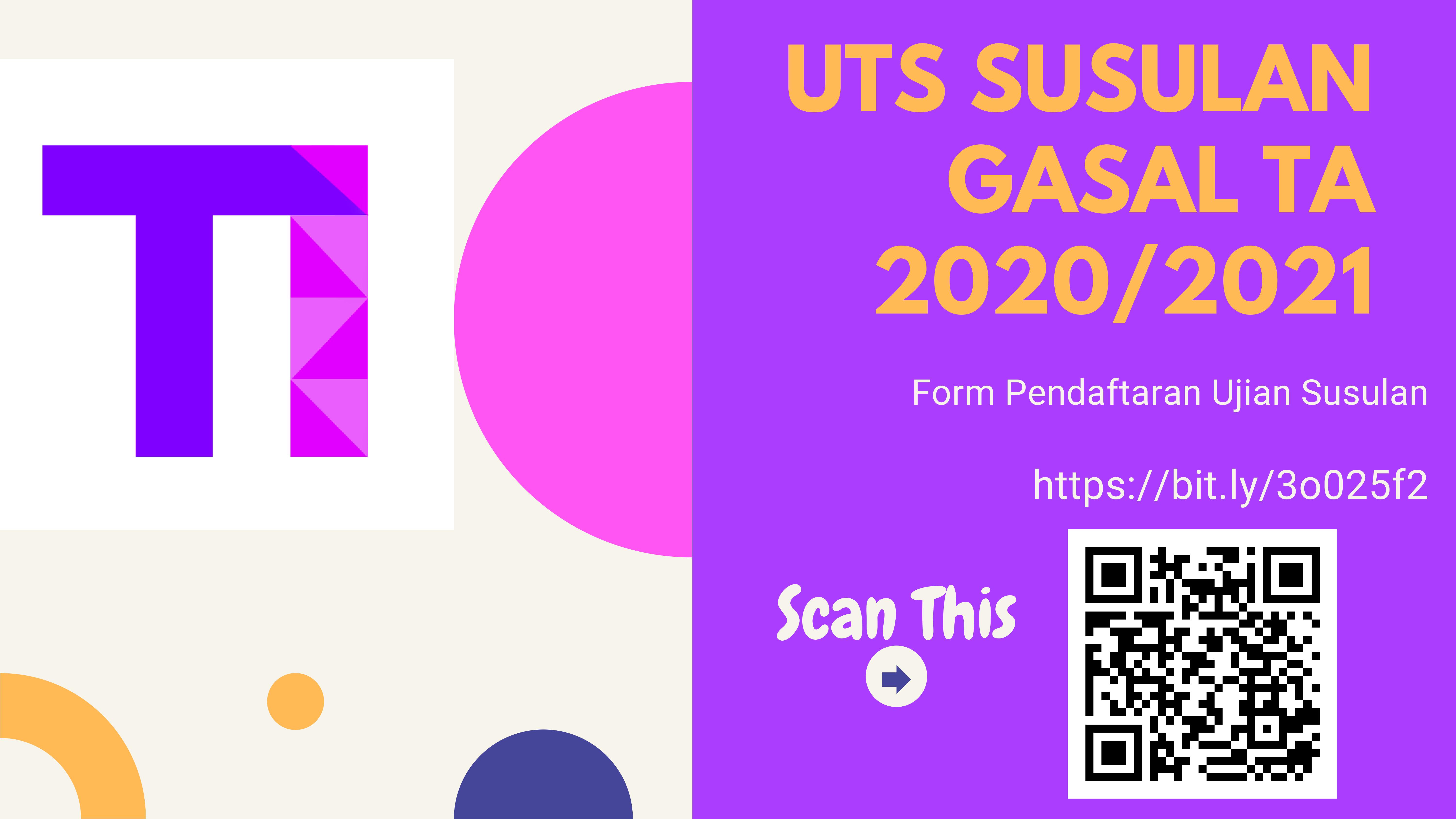 UTS Susulan TA 2020/2021